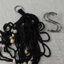 Artilady Black Hanging Planter for Indoor Plants Macrame Plant Hanger Large Hanging Plant Holder Basket with Adjustable Beads Outdoor Window Boho Plant Wall Decor