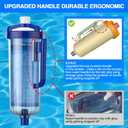 Upgraded W530 Pool Leaf Canister w/Mesh Bag Large Capacity Compatible with Hayward Pen-tair Pool Vacuum Cleaner Navigator Aquanaut Kreepy Krauly Heavy Duty Open Line Pool Leaf Catcher R211084K