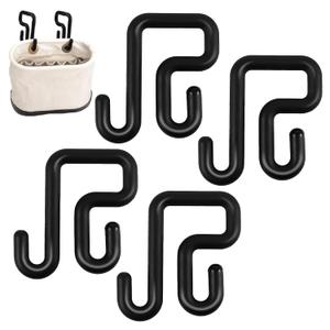 CNQLIS 4-Pack 3" Lineman Bucket Hooks for Blankets, Aerial Basket Hooks, Lineman Bucket Tool Holders, Tool Bag