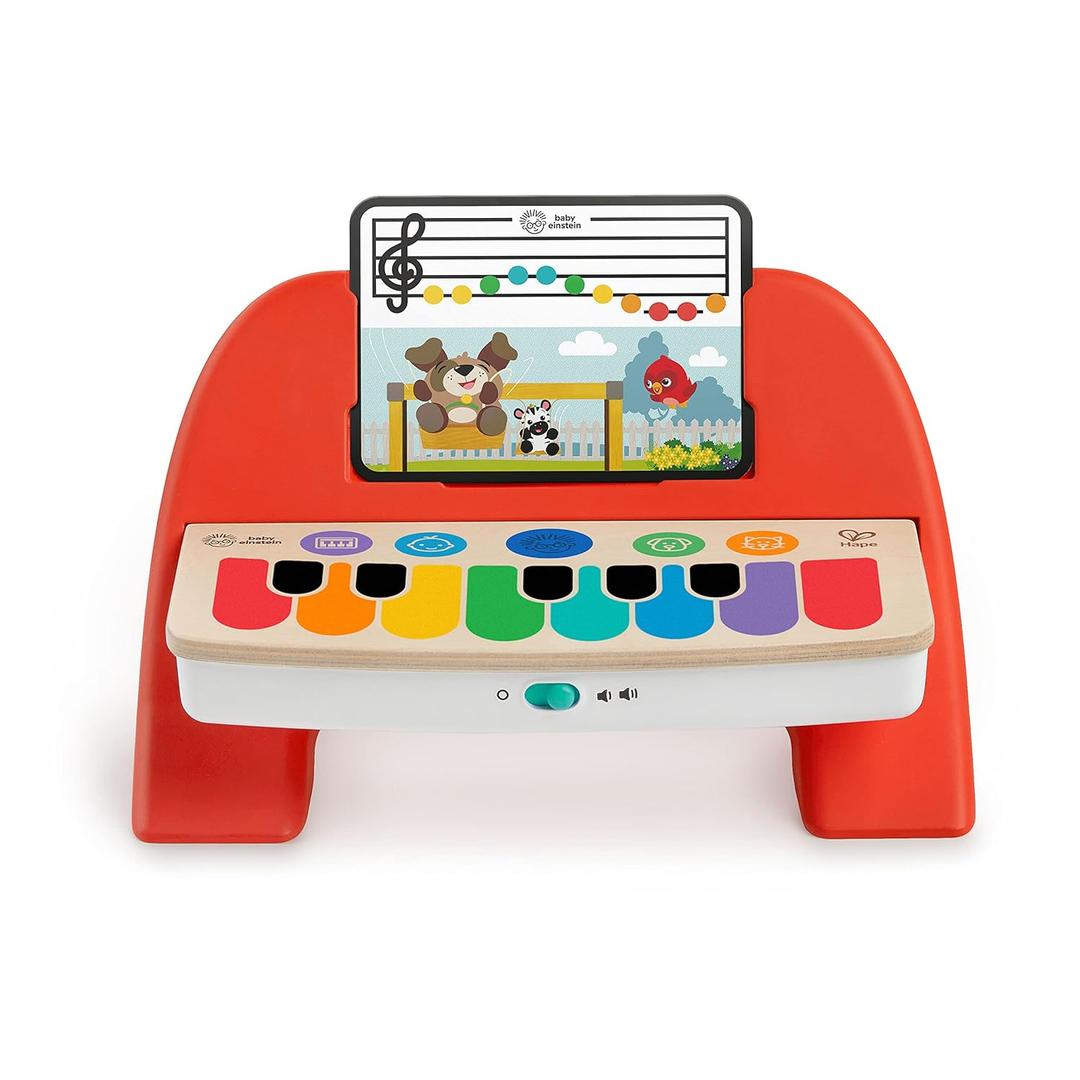 Baby Einstein Cals First Melodies Magic Touch Wooden Piano Musical Baby Toy, Ages 6 Months +