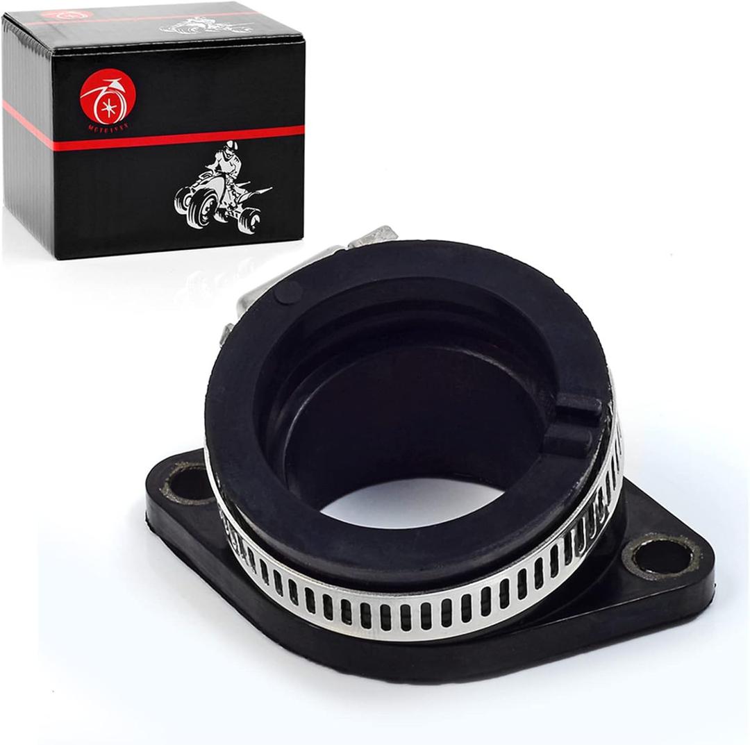 MOTO1988 Intake Manifold Boot For Kawasaki Prairie 300 1999-2002 Bayou 300 1995-2004 Lakota 300 1995-2003 OEM 16065-1355 16065-1301