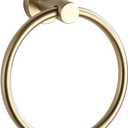 BGL Towel Ring Brushed Gold Stainless Steel 304 Towel Ring Wall Mount Bathroom Towel Holder Round Towel Hanger