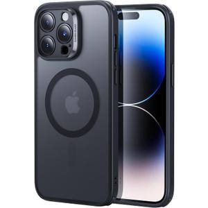 ESR for iPhone 14 Pro case, Translucent Matte Case, Compatible with MagSafe, Military-Grade Protection, Classic Series, Frosted Black