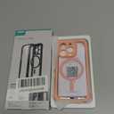 ESR for iPhone 15 Pro Case, Compatible with MagSafe, Full-Body Military-Grade Drop Proof Case for iPhone 15 Pro with Built-in 9H+ Tempered Glass Screen Protector, Clear Pink