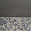 Blue Pillow Covers 18x18 Inch Set of 2 Blue and Cream Chinoiserie Bird Floral Throw Pillows Outdoor Decor Vintage Hummingbird Flower Pillow Cases Linen Decorative Cushion Case for Couch Sofa