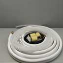 25 Ft Mini Split Line Set Air Conditioning Copper Tubing Pipe Extension 1/4" & 3/8" PE Thickened for AC and Heating 9000BTU