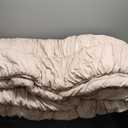 Masaca Oversized King Comforter 120x120,3 Pieces Farmhouse Ruffle Bedding Comforter,Light Taupe Shabby Boho Chic Oversized Comforter King Size,Lightweight Soft Microfiber Cal King Bedding Set