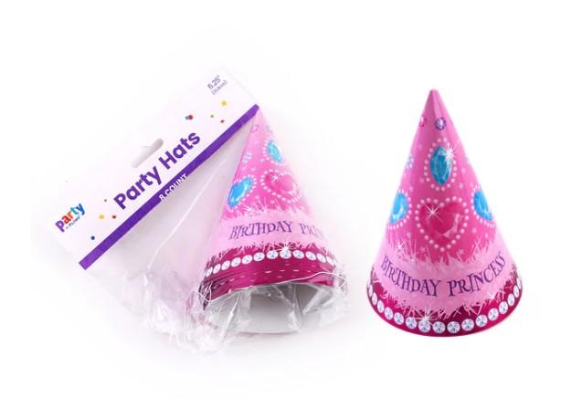 Birthday Princess Party Hats 24 Counts