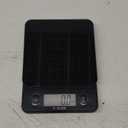 Taylor Glass Top Food Scale with Touch Controls, 11 lb Capacity, Sleek Black Design for Precision Food Measurement in Grams and Ounces