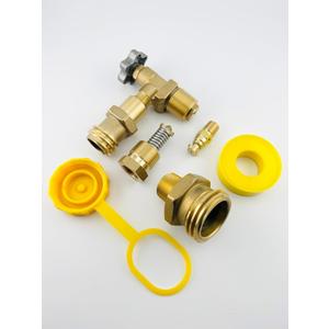 NEW FORKLIFT PROPANE TANK COMPLETE VALVE REPLACEMENT SERVICE BLEEDER FILL RELIEF