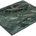 Diflart Natural Marble Stone Cutting Board for Kitchen, 16x20 Inch, Green, Marble Slab Pastry Board Large for Cheese, Serving, Baking, Pack of 1 Piece