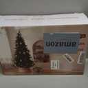 24in Hyacinth Christmas Tree Collar - Woven Rattan Basket for Christmas Tree Base Cover, Holiday Decoration for 4ft 6ft 7.5ft Artificial Trees with Cord Cut-Out(Brown)