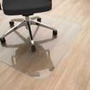 Yecaye Office Chair Mat for Hardwood Floor, 30" x 48" Rolling Chair Mat | PVC Heavy‑Duty Floor Protector for Rolling Chairs, Smooth Gliding Surface, 0.07''(1.7mm) Thick Clear Floor Mat, Easy Clean