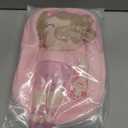 Gloveleya Toddler Girls Backpack for Kids with Soft Toys Plush Curly Ballerina Doll Pink 9 Inches