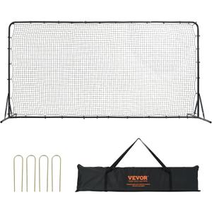 VEVOR Soccer Rebound Trainer, Iron Soccer Training Equipment, Sports Football Rebounder Wall, Double-Sided Rebounding Net, Easy Assembly, Perfect for Backyard Practicing, Solo Training, Passing