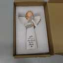 Cat Memorial Gifts for Loss of Cat, Pet Loss Sympathy Gift, Pet Cat Remembrance Gifts, Cat Loss Sympathy Gift, Cat Mom Gifts for Cat Lovers, Cat Statue Hand-Painted Figurines Angel Cat (Gray)