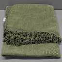 Nobildonna Chenille Couch Cover for Sofa Cover Washable Pet Scratch Couch Covers Tassel Sofa Slipcover for 2 Cushion Couch,Furniture Protector Blanket for Living Room,Yellow Green 71"x118"