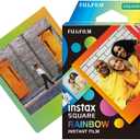 FUJIFILM Instax Square Rainbow Film - 10 Exposures