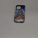 Case for iPhone 16 Pro Max,Hybrid Dual Protection Soft TPU + Hard PC Shockproof Cover, Anti-Scratch & Slim Protective Men Women Case for iPhone 16 Pro Max Christmas Tree Stained Glass Design