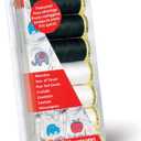 Gutermann Thread Set: Sew-All: Black & White: 7 x 100m