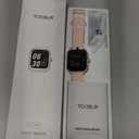 TOOBUR Smart Watch for Women Alexa Built-in, 1.95" Fitness Tracker with Answer/Make Calls, IP68 Waterproof/Heart Rate/Sleep Tracker/100 Sport Modes, Fitness Watch Compatible Android iOS (Pink)