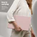 Designed for MacBook Pro 14 Inch Case 2021 2022 2023 2024 2025 Release A3434 A3112 M5 A3112 A3401 A3185 M4 A2918 A2992 M3 A2779 M2 A2442 M1 Pro/Max Protective Premium Leather Case, Pink