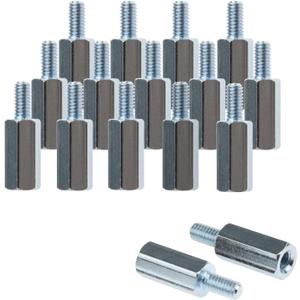 Kado Wall Mount Spacer Adapter Set for Desktop/Portable Monitor, 16pcs M4x14mm Hex Stainless Steel Standoff Spacer Screw Nut Bolt Motherboard Prototyping Accessories for PCB, Computer & Circuit Board