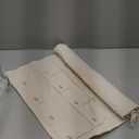 Fabric Advent Calendar with 24 Numbered Pockets, 67 x 42 cm, White Hanging Wall Calendar to Fill Yourself For Christmas Ornaments