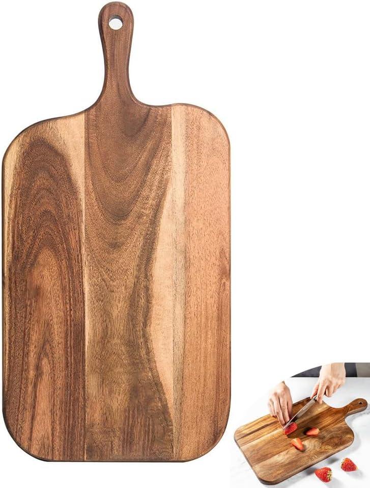 Wooden Cutting Boards for Kitchen, Chopping Board Serving Board Chopping Butcher for Meat, Cheese, Fruit, Vegetables