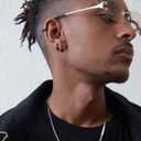 Jstyle Hypoallergenic Small Hoop Earrings for Men Women 316L Surgical Stainless Steel Gold/Silver/Black Hoop Earrings for Sensitive Ears Mens Hoop Huggie Earrings Ear Piercing Jewelry Set 12/16/20mm