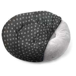 Round Dog Bed Covers Replacement Washable, Dog Bed Washable Cover, for All Shapes (Medium (Up to 36″), Paw Chic)