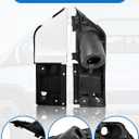 Transit Fuel Door, Transit Gas Door Assembly + White Cover, Compatible with Ford Transit Vans 150 250 350(HD) 2015-2023, Van Fuel Tank Filler Door Pipe for CK4Z-5427936-A CK4Z-5427936-F