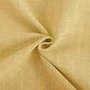 Gold Curtains for Living Room Back Tab Modern Farmhouse Semi Sheer Curtains 102 inches Long 2 Panels Set Muted Neutral Window Curtain for Dining Room Bedroom 52x102
