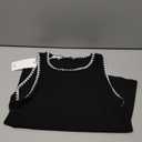 GRACE KARIN Tank Tops for Women Ribbed Crewneck Tank Summer Casual Basic Slim Fitted Shirt Contrast Color Blouses Size L