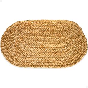 THEODORE MAGNUS Door Mat  Coir Doormat for Outdoor Entrance, Durable Welcome Mat, Perfect for Front Door and Entryway - Outdoor/Indoor - Rope - Oval - 17" x 30"