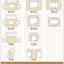 Color&Geometry 5x8 Machine Washable Low Pile Area Rugs for Living Room, Thin Soft Industrial - Neutral Area Carpet with Non Slip TPE Backing for Bedroom, Dining Room, Mottled Grey