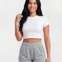 Juicy Couture Womens 3" Mesh Dolphin Shorts Running Workout Gym Yoga Track, XL