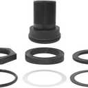 Bulkhead Replacement Kit Compatible with Pentair 154714 Triton II Pool and Spa Sand Filter Black