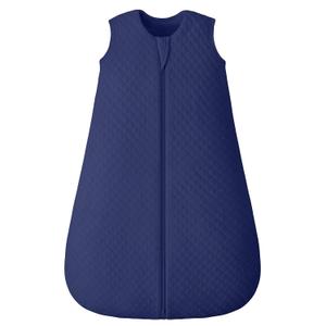 Baby Sleep Sack 12-18 Months 2.5 TOG, Winter Cotton Sleep Sacks Newborn and Infant, Warm Quilted Baby Wearable Blanket, Newborn Sleeping Bag with 2-Way Zipper Blue 1 Pack (Large)