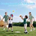 LED Toss and Catch Ball Set, Toddler Baseball Glove, Camping Beach Pool Toys For Kids, Outside Backyard Family Games, Sports & Outdoor Play Toys for 3 4-8 8-12 Year Old Boys Girls Birthday Gifts