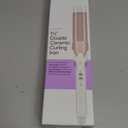 Conair Double Ceramic 1 -Inch Curling Iron, 1 -Inch Barrel Creates Soft Waves & Curls, Hair Curler for Use on Medium & Long Hair, White/Rose Gold