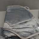 Fast Heating Electric Heating Pad for Neck and Shoulder and Back with 6 Heating Settings & 4 Timer, Large Size Heated Wrap with Auto Shut Off & Machine Washable (Dark Gray, 37x24inch)