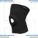 Nvorliy Plus Size Knee Compression Sleeve, Knee Brace for Large Legs Medical Support for Knee Pain Relief, Arthritis, Sports Exercise, Injury & Post-Surgery Recovery, Fit Men and Women (2XL)