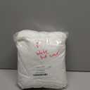 WOMACO Velvet Bed Headboard Slipcover Protector Stretch Solid Color Dustproof Cover for Bedroom Decor (Off - White, 51" - 70")