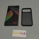 TORRAS Shockproof for iPhone 17 Pro Max Case with Camera Control Button, [12FT Military Grade Drop Protection] Enhanced Grip & Soft Touch Translucent Slim 17 Pro Max Case with 3 Colors Buttons, Black