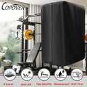 Protective Cover for Home Gym Set, 420D Oxford Gym Rack Cover for Home Exercise Equipment Set, Workout Equipment Protective, UV protection, Waterproof, Dustproof for Indoor or Outdoor