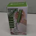 Maestri House Rechargeable Milk Frother with Stand, LunaFro Handheld Electric Foam Maker Waterproof Detachable Stainless Steel Whisk Drink Mixer Foamer for Lattes, Cappuccino (Black)