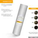 Max Water 5 Micron 20 x 4.5 Sediment Filter 20 inch Whole House BB Water Filtration System Replacement Compatible Cartridge DGD-5005-20, FP25B, AP810-6, FPMB5-20, P5-20, 155358-43, SDC-45-2005