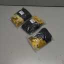 3 x JOJO FLY 50 Pcs 12 Inches Black and Gold Balloons, Gold Confetti Balloons, Gold Metallic Balloon, Hollywood, Birthday Party Decorations, Graduation Balloon Garland Arch Kit, New Years Eve Decorations