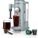 Ninja Pods & Grounds Specialty Single-Serve Coffee Maker, K-Cup Pod Compatible, Built-In Milk Frother, 6-oz. Cup to 24-oz. Travel Mug Sizes, Iced Coffee Maker, Glacier Blue, PB051GB